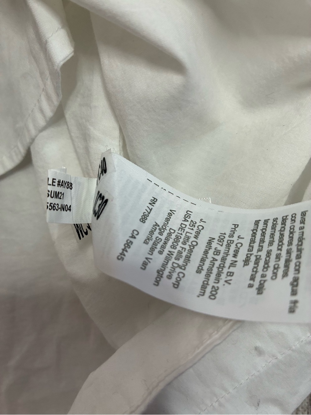 NWT/ J.Crew Smocked Puff-Sleeve Mini Dress - Picture 11 of 13